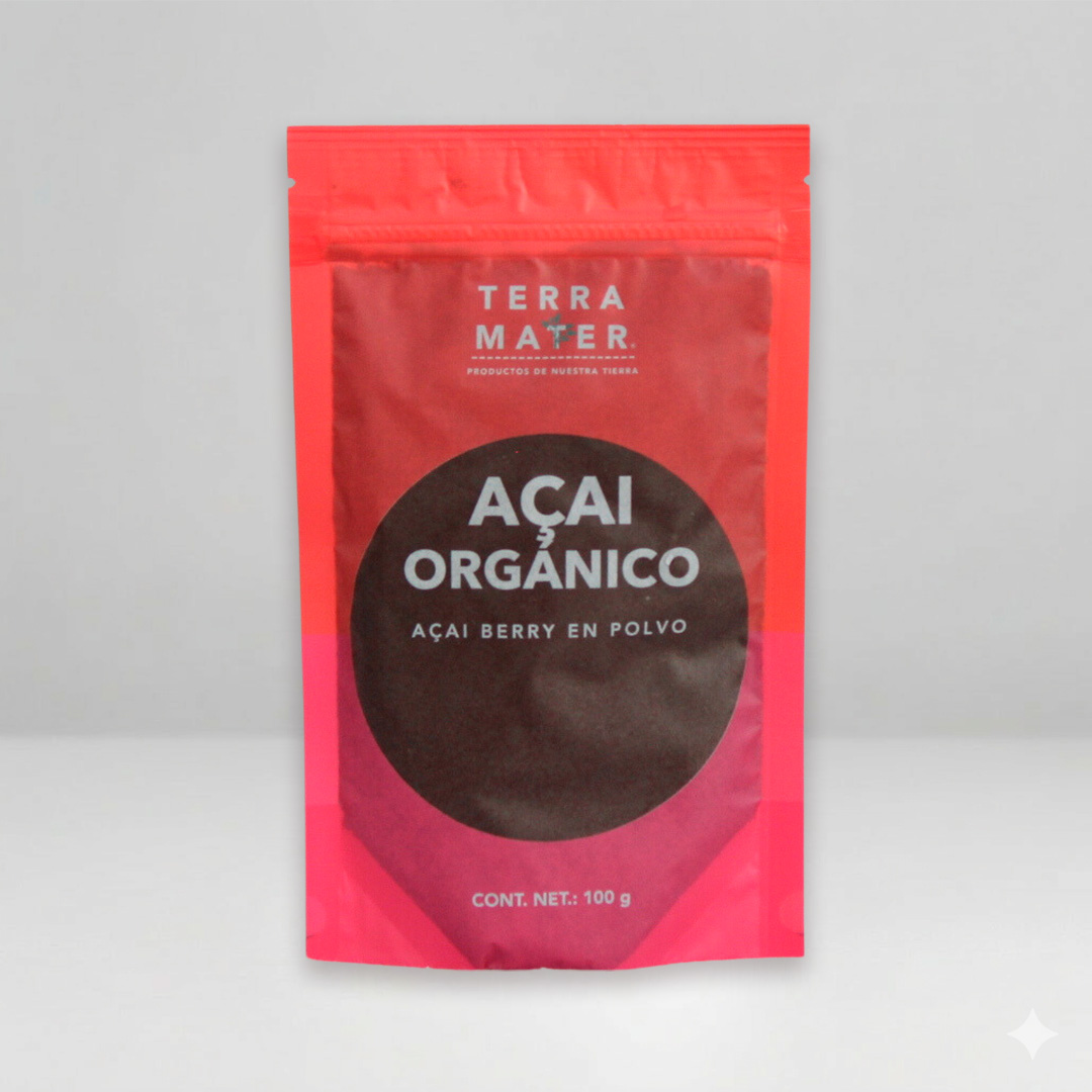 Açai Orgánico En Polvo (100g) Terramater