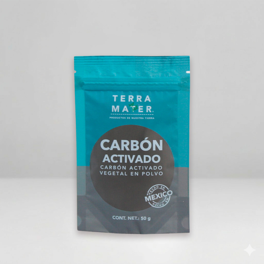 Carbón Activado En Polvo (50g) Terramater