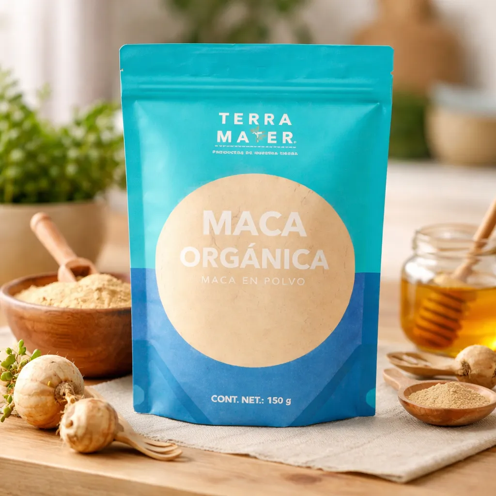 Maca Orgánica en Polvo (150g) Terramater - Image 2