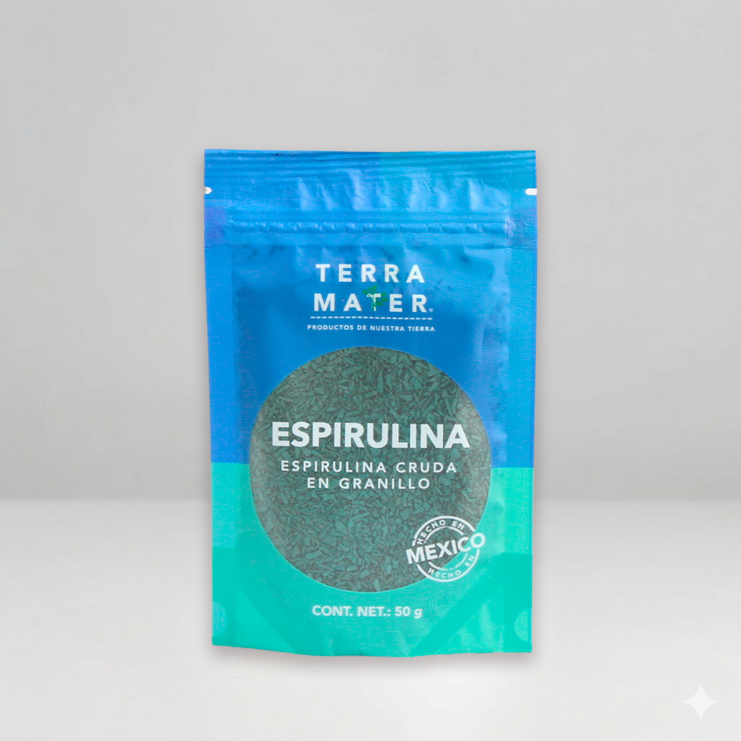 Spirulina Seca en Granillo (50g) Terramater