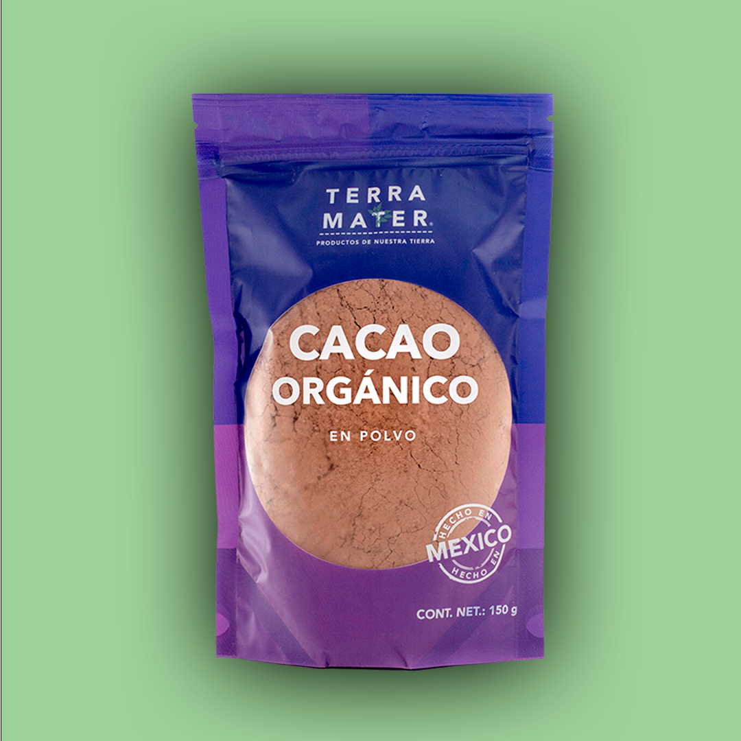 Sobre de cacao en polvo (150 g) Terramater Terramater Super Foods